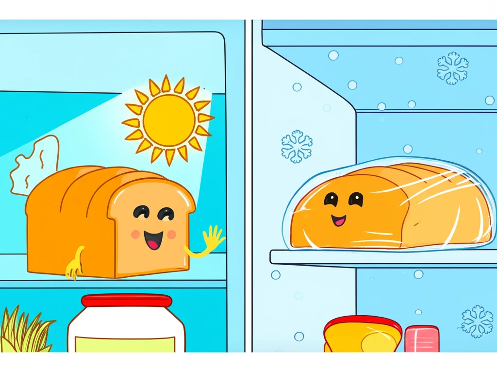 식빵 신선도 2배로! 곰팡이 막는 보..