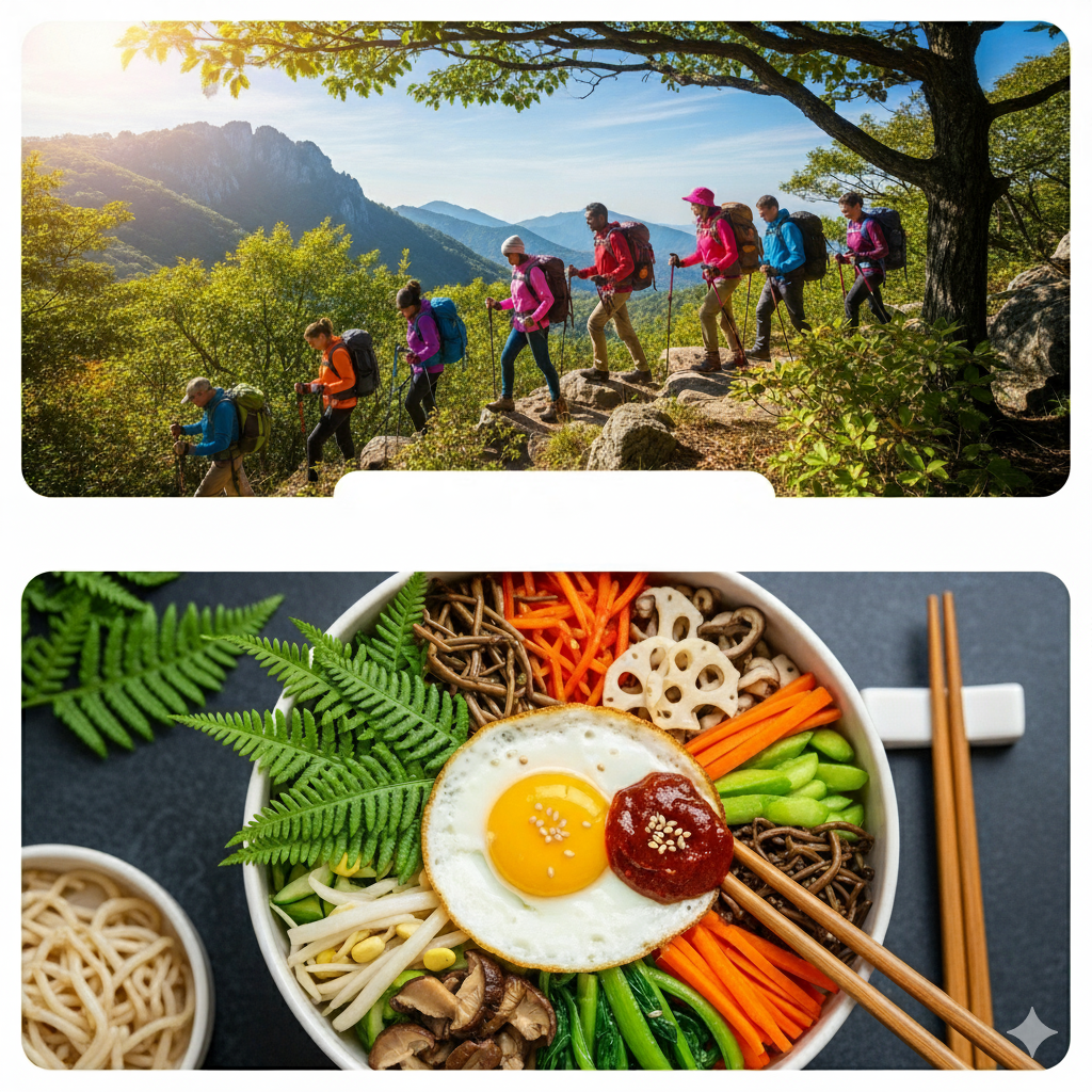 자연의 맛과 힐링을 한 번에, '등산 &amp; 산채비빔밥 패키지' 완전 정복 가이드