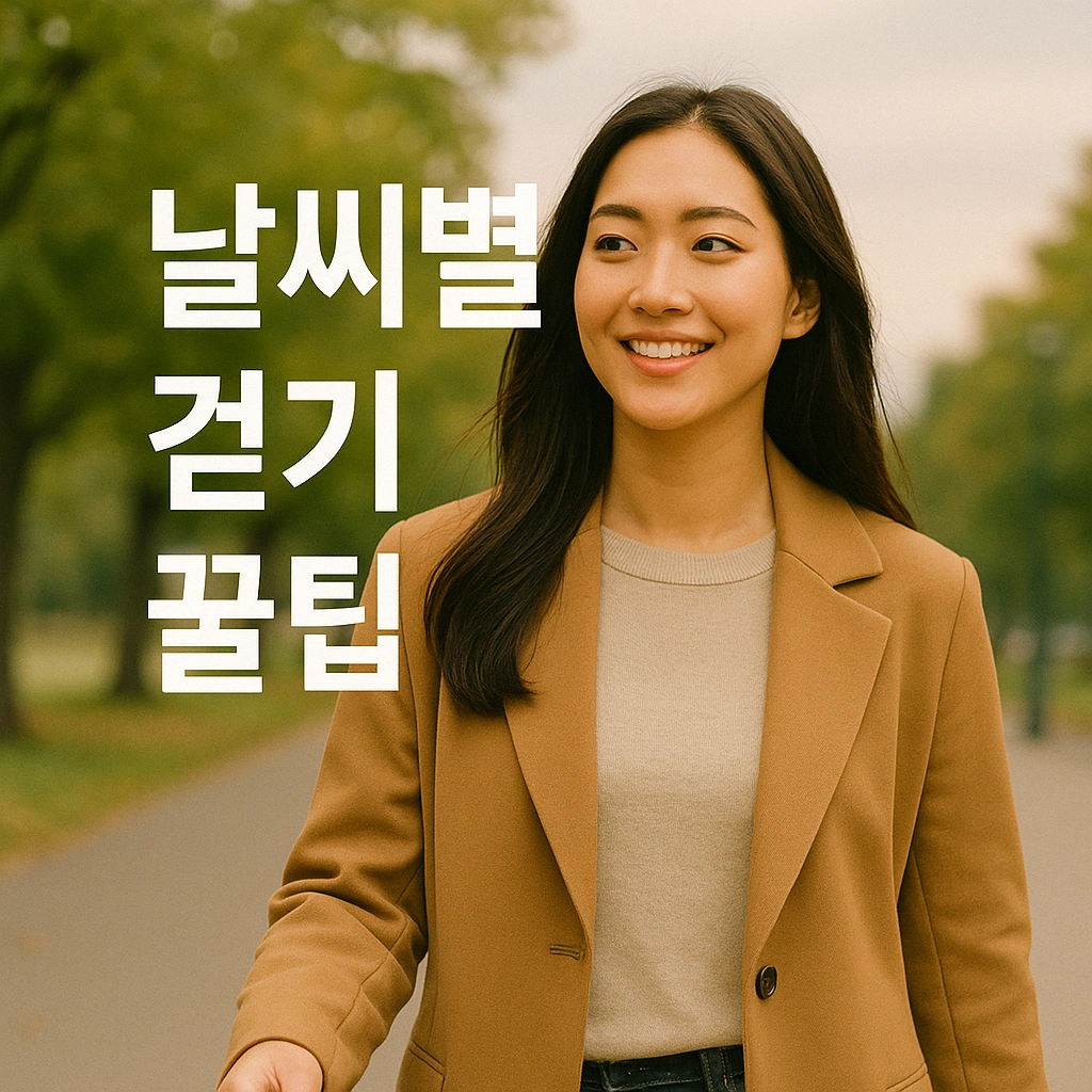 오늘 날씨에 맞는 걷기 방법, 제대로 알고 걸어야 건강해질까?