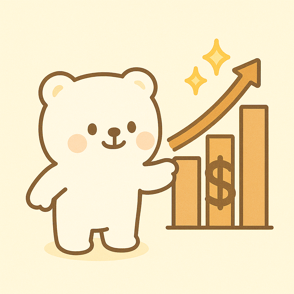 2025년 7월 6일 캐시워크 돈버는 퀴즈 정답 안내하는 귀여운 곰 일러스트 이미지