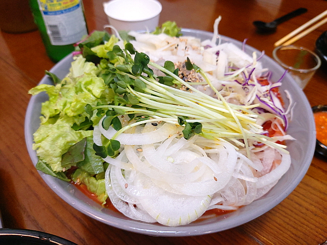 광어 미니 물회