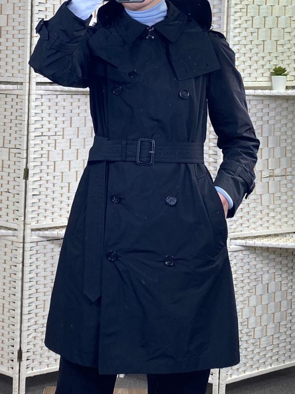 버버리 우먼스 AMBERFORD 트렌치 코트 BLACK 40624611