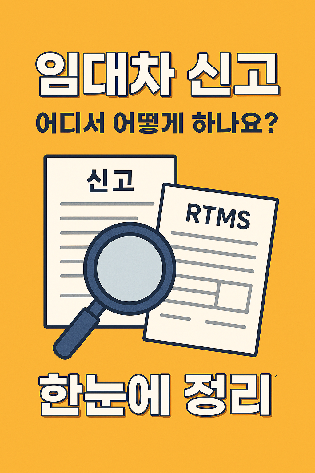 임대차 신고제, 어떻게 신고하나요?