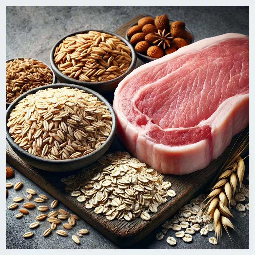비타민B1_돼지고기, 통곡물