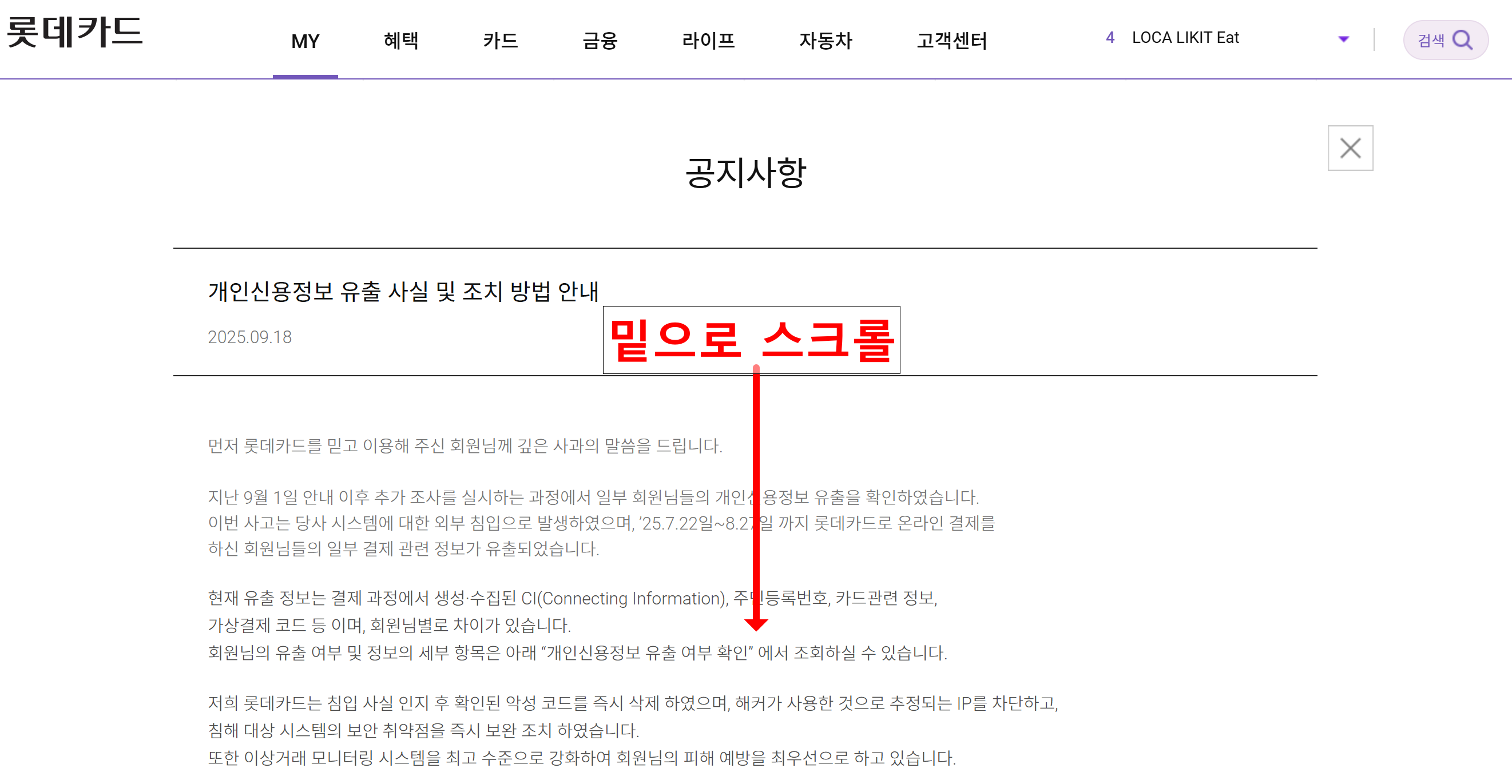 롯데카드 개인정보 유출확인 방법 │ 297만명 유출&amp;#44; 내 정보도 위험할까?