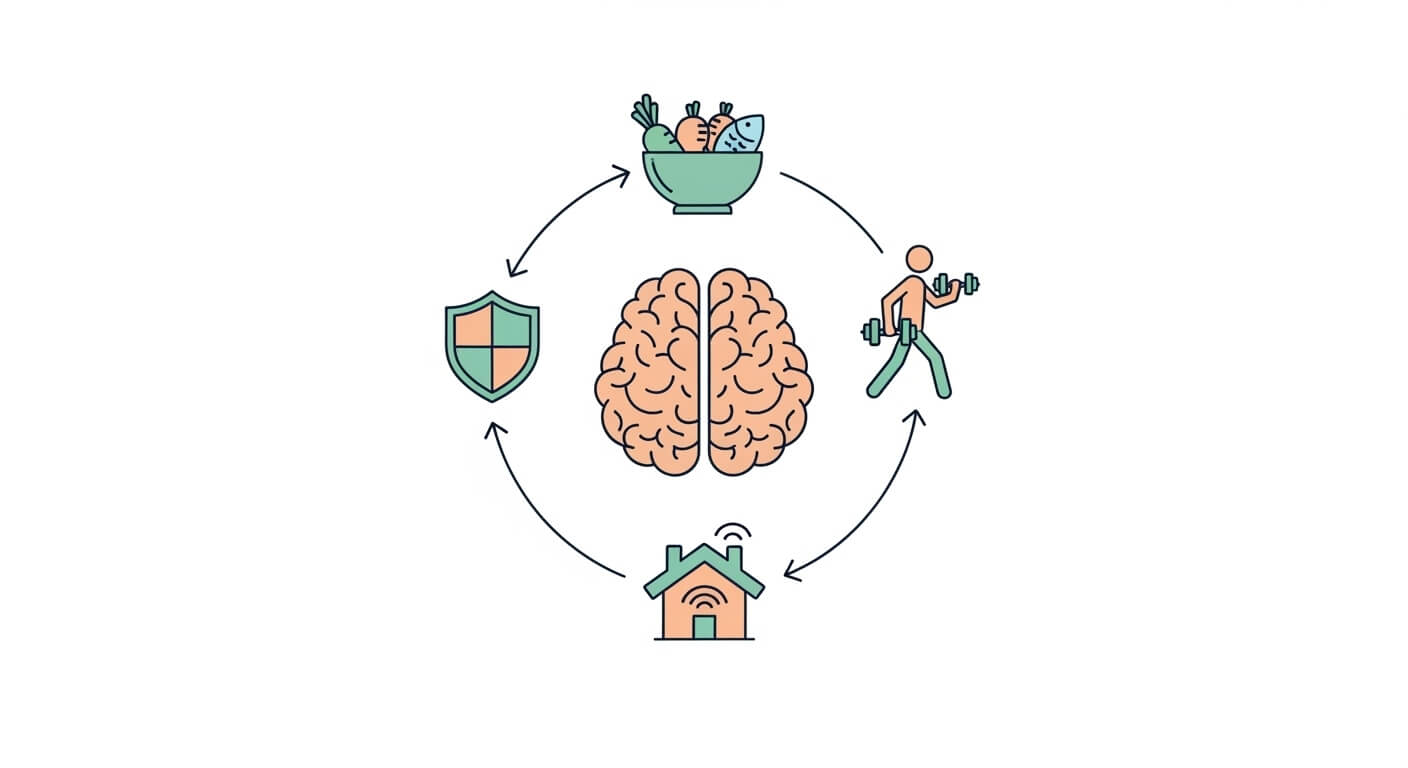 부모 치매 관리 매뉴얼 (영양, 운동, 안전)