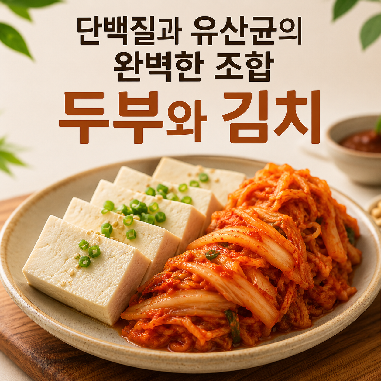 두부와 김치