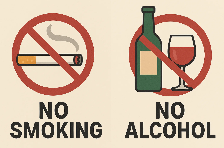 금연 금주 사진