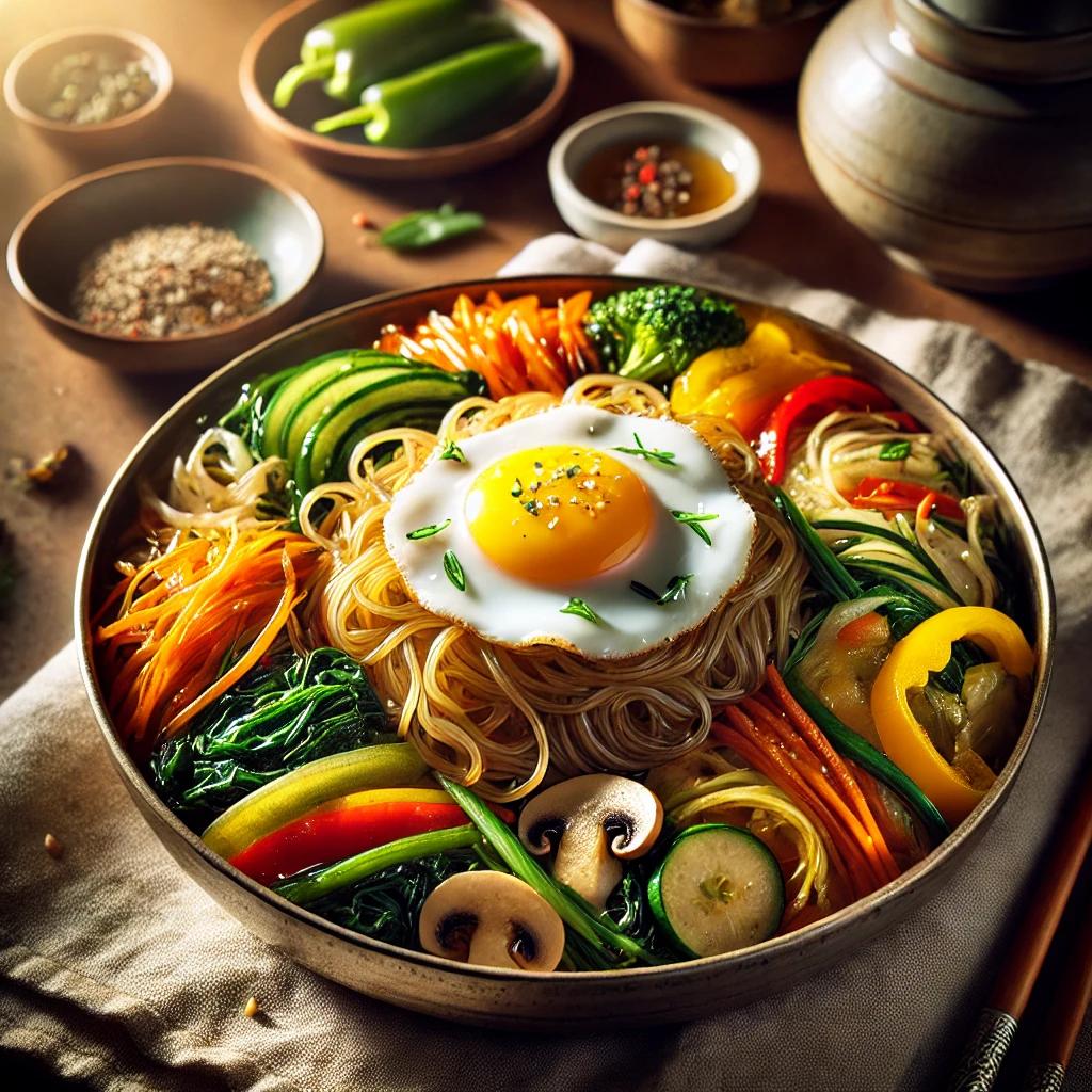 잡채 비빔밥