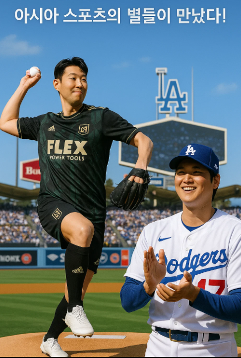 손흥민 다저스타디움 시구 확정