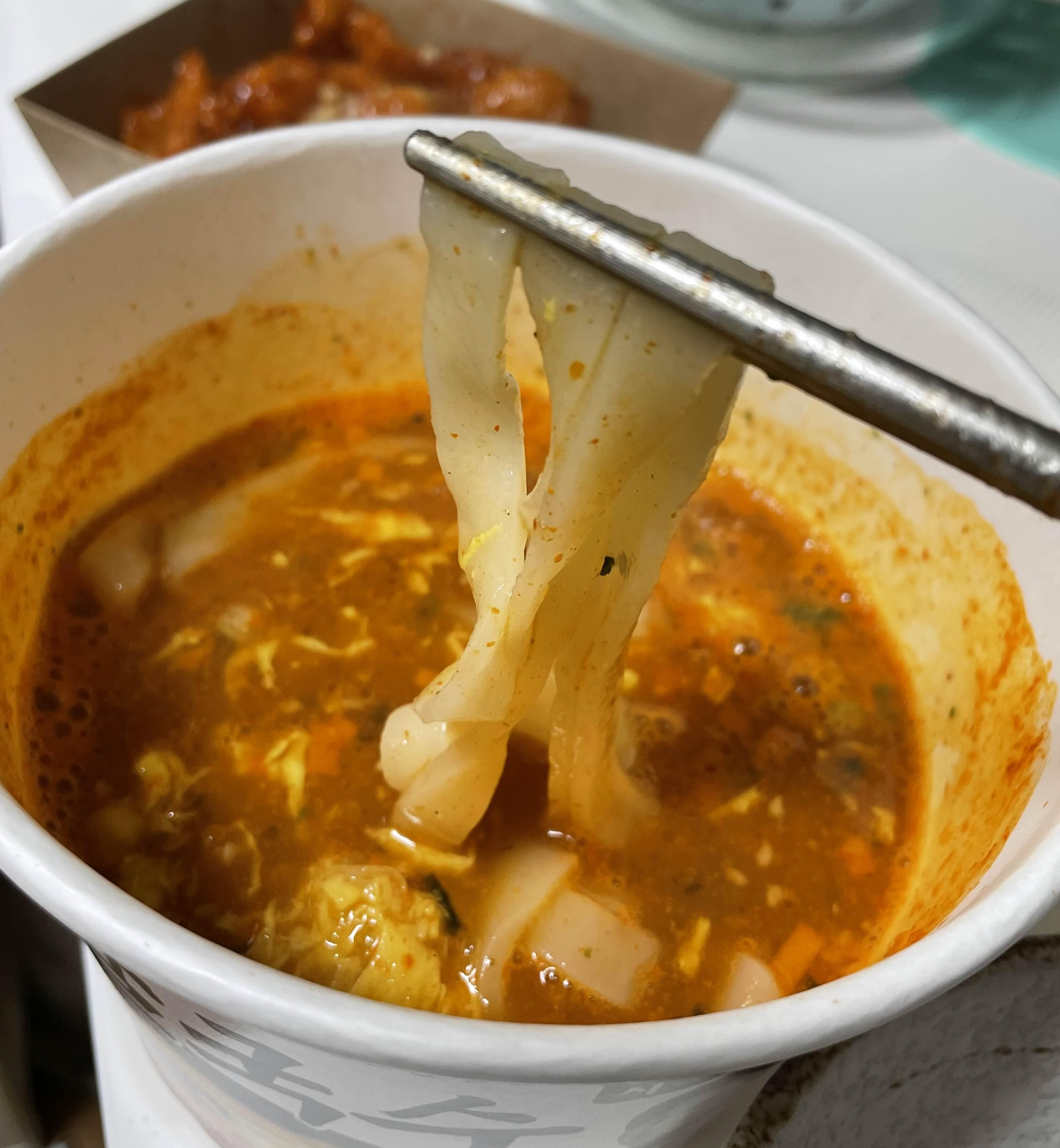 장칼국수 면발 사진