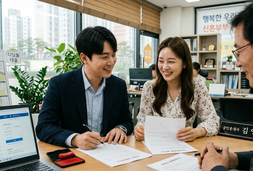 디딤돌대출을 받는 신혼부부