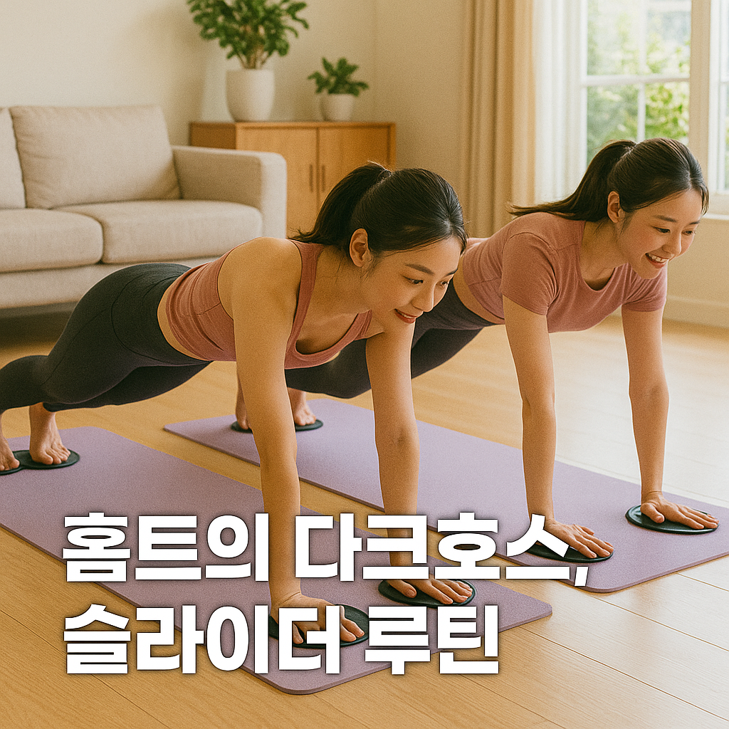 집에서도 도전하는 슬라이더 운동