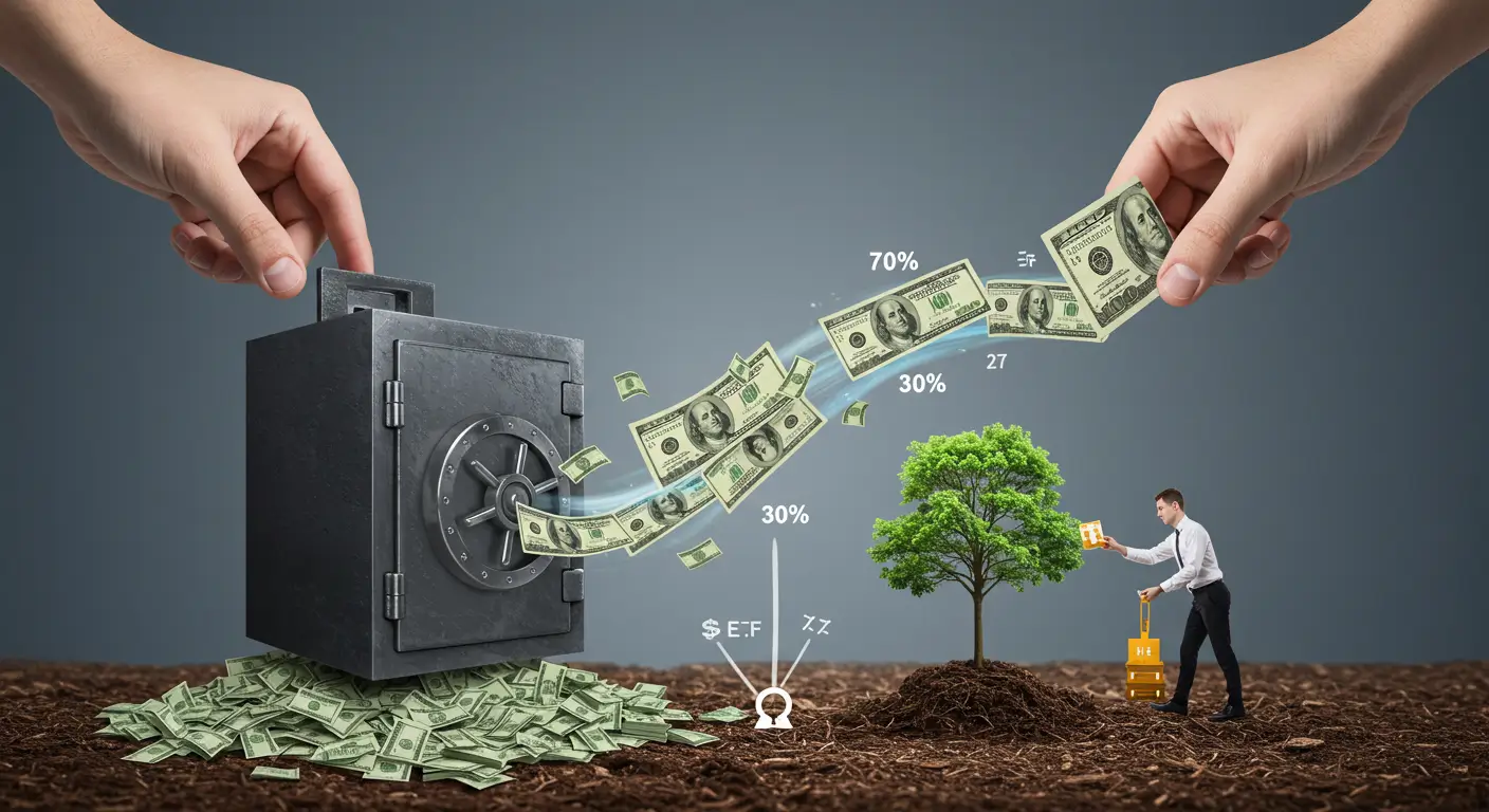 ELS 대신 안전자산(예금)과 위험자산(ETF)을 직접 조합하여 나만의 포트폴리오를 만드는 방법