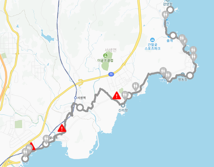 울산 관광명소 가볼만한곳 걷기여행 해파랑길 4, 5, 6코스