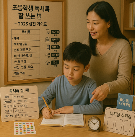 초등학생 독서록 잘 쓰는 법과 실전 가이드 – 2025 독서 교육