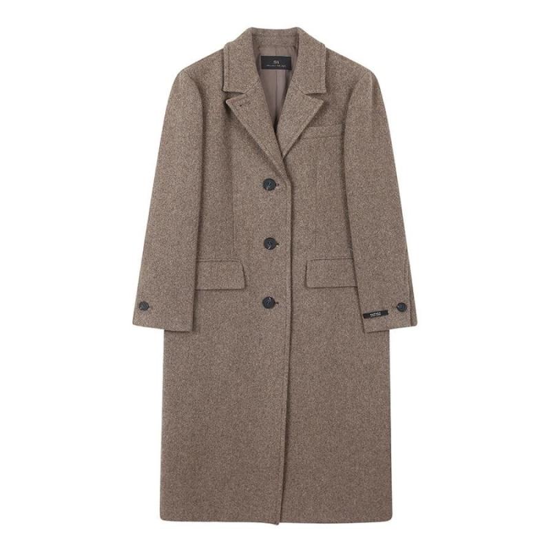 SI 헤링본 패턴 알파카 코트 SFHAY2613SFH2613