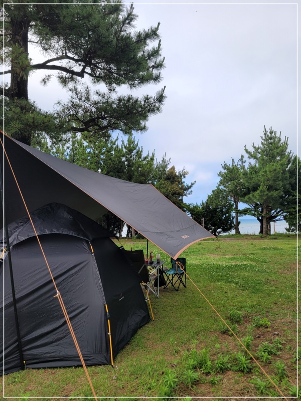 바다보이는-캠핑장-텐트