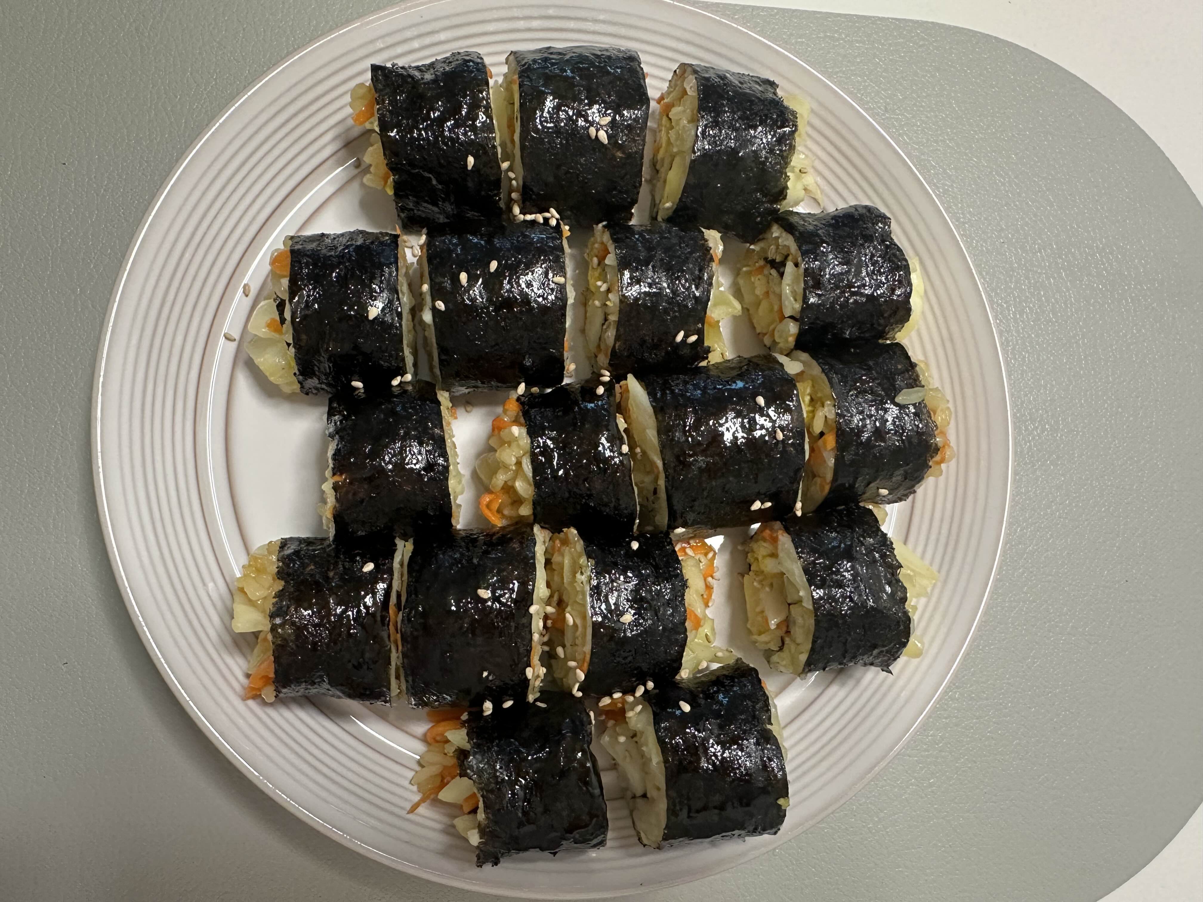 양배추당근김밥 사진