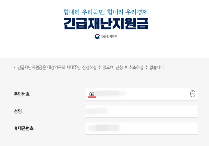 긴급재난지원금 2
