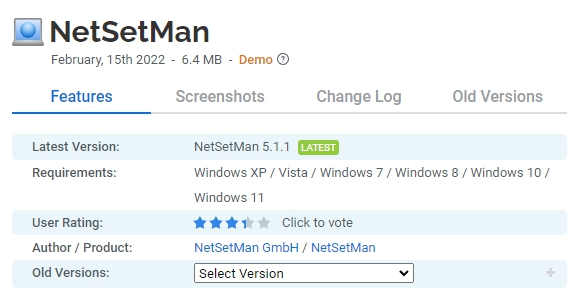 NetSetMan