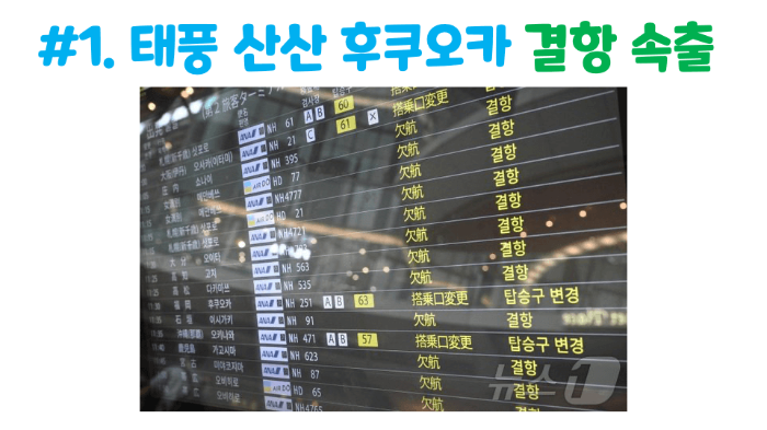 일본-태풍-후쿠오카-오사카-도쿄-산산-피해-상황-항공기-결항-지연-보상-알아보기