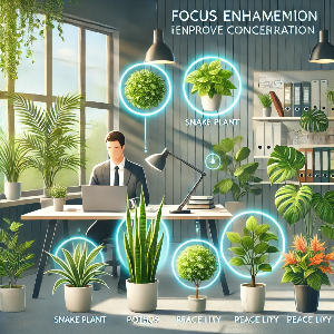 사무실에서 키우기 좋은 식물의 집중력 향상 효과