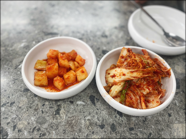 깍두기와 김치