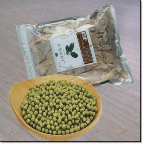 그라비올라 건 잎과 환