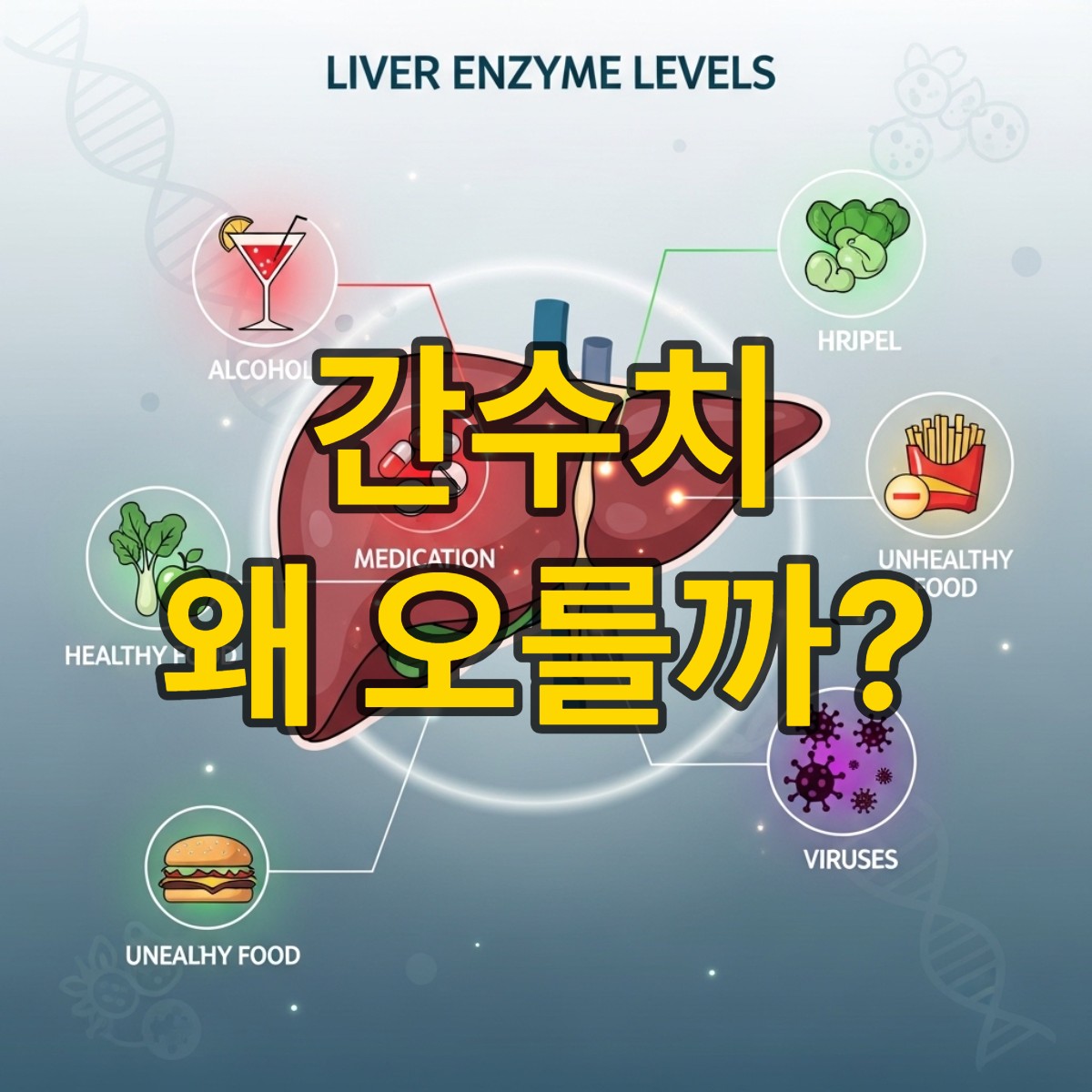 간수치가 올라가는 이유 알아보기