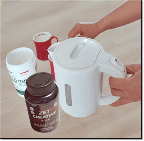 단백질과 크레아틴 보충제