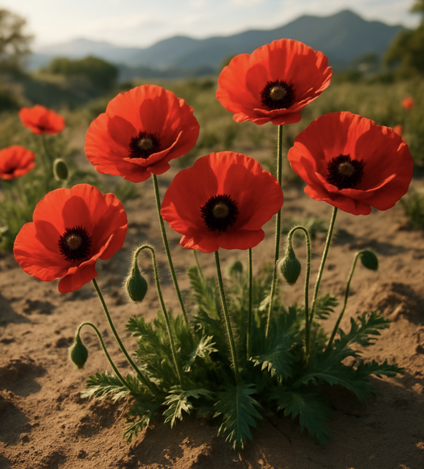 야생화의 취향&amp;#44; 햇살은 듬뿍 물은 인색하게