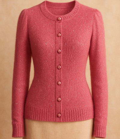 반짝이가 달린 예쁜 가디건