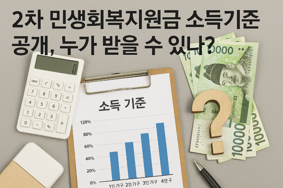 2차 민생회복지원금 소득기준 공개