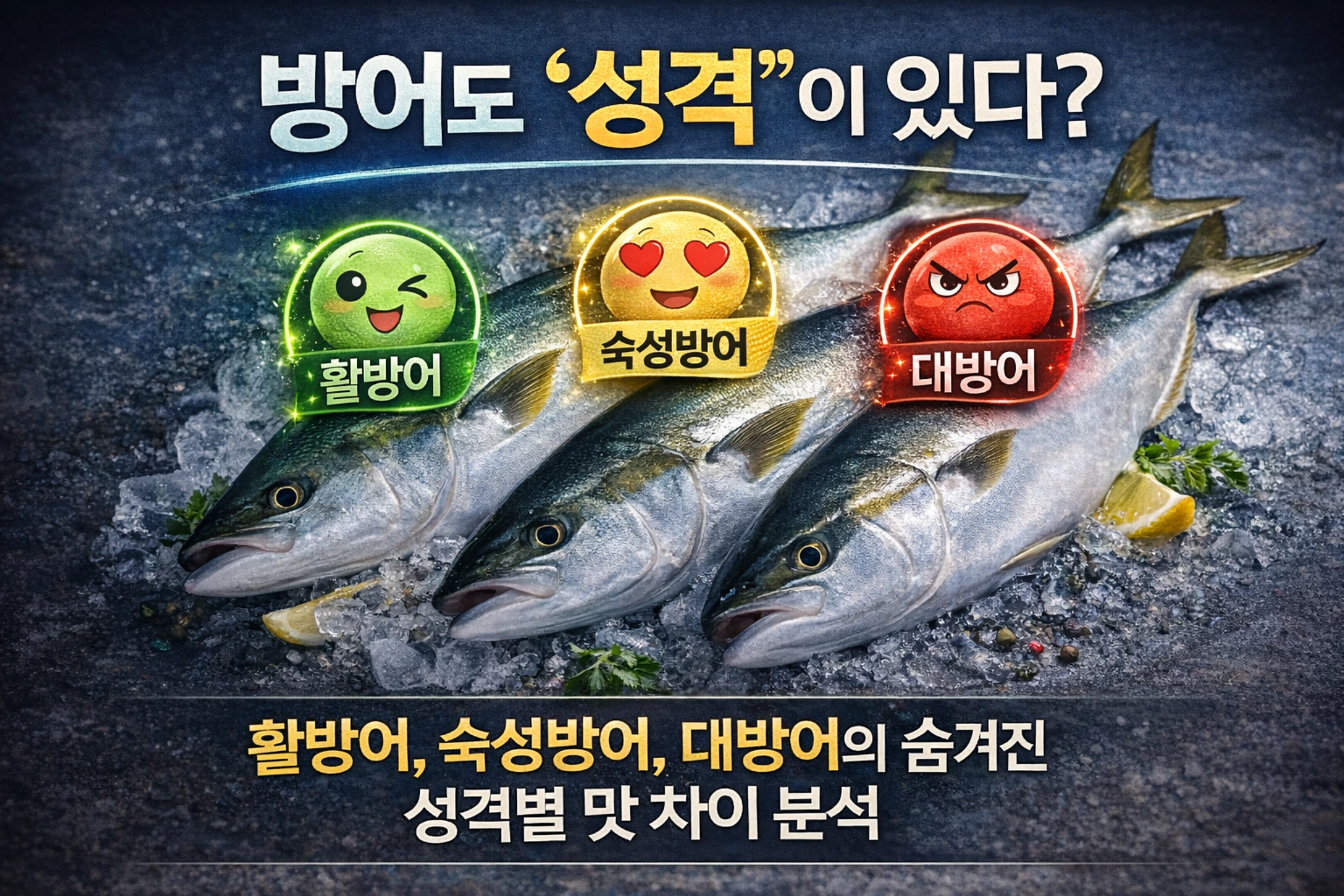 방어도 &lsquo;성격&rsquo;이 있다? 활방어, 숙성방어, 대방어의 숨겨진 성격별 맛 차이 분석