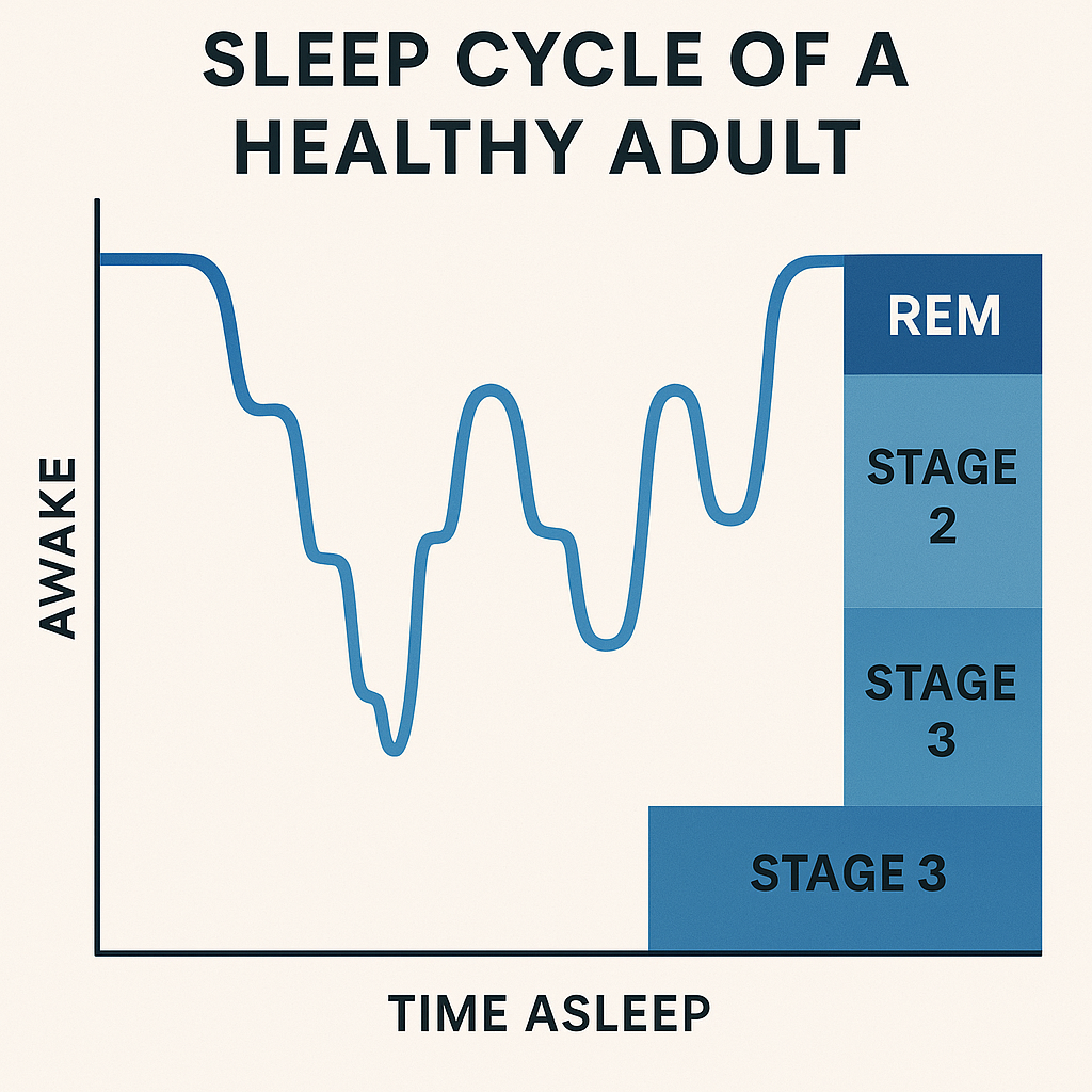 건강한 성인의 수면 주기