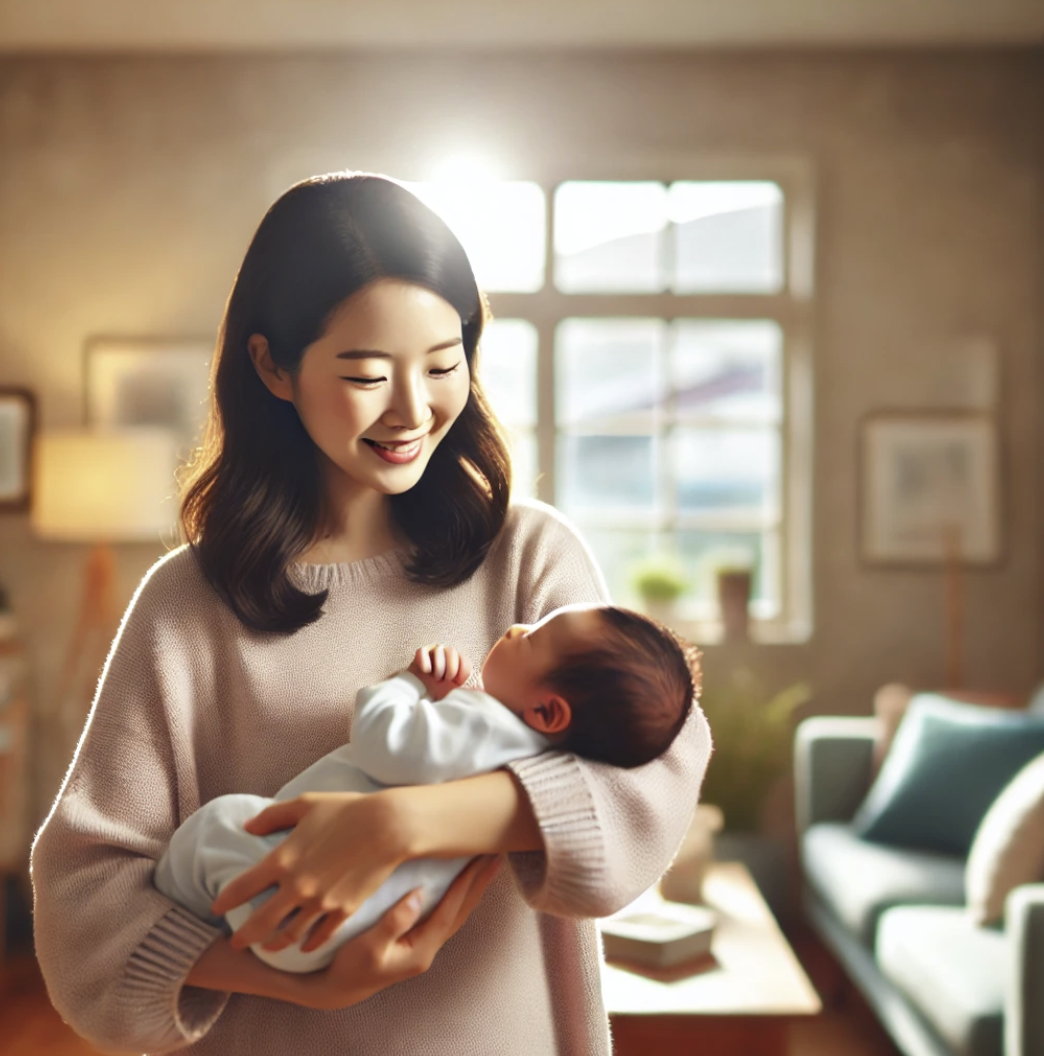  출산 급여의 혜택을 지원받는 노무제공자