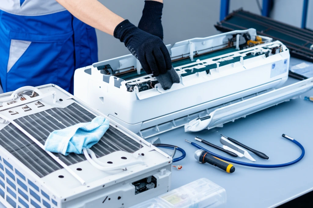 에어컨 청소, 미루면 손해! 냉방 효