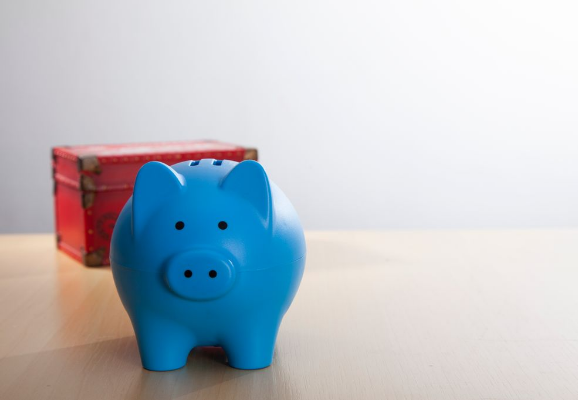 파란돼지저금통