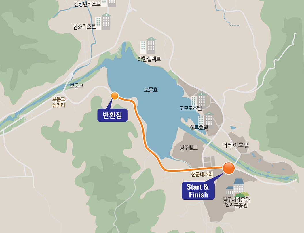 경주벚꽃마라톤대회 마라톤코스 종류 건강 달리기