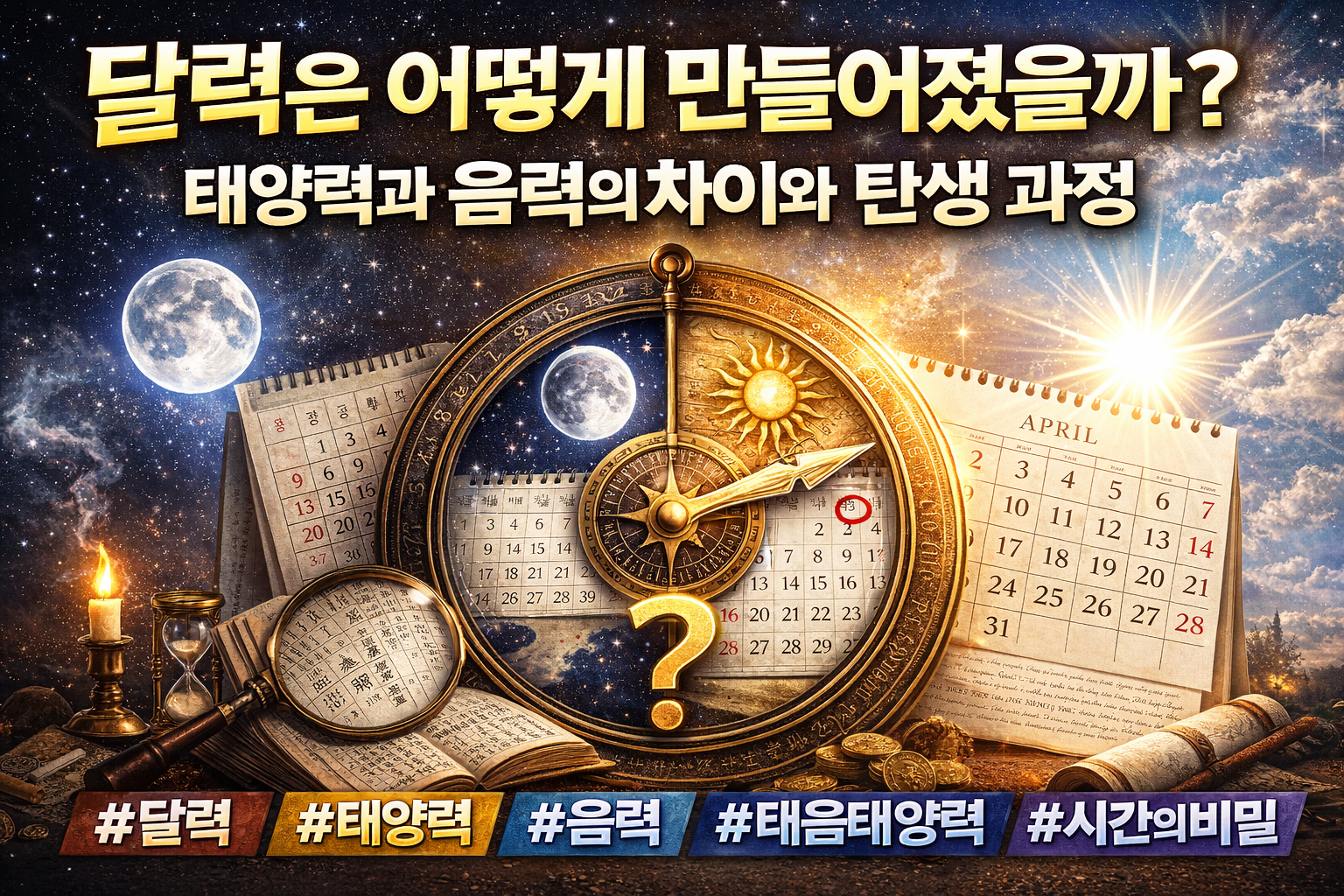 달력은 어떻게 만들어졌을까 태양력과 음력의 차이 완벽 정리
