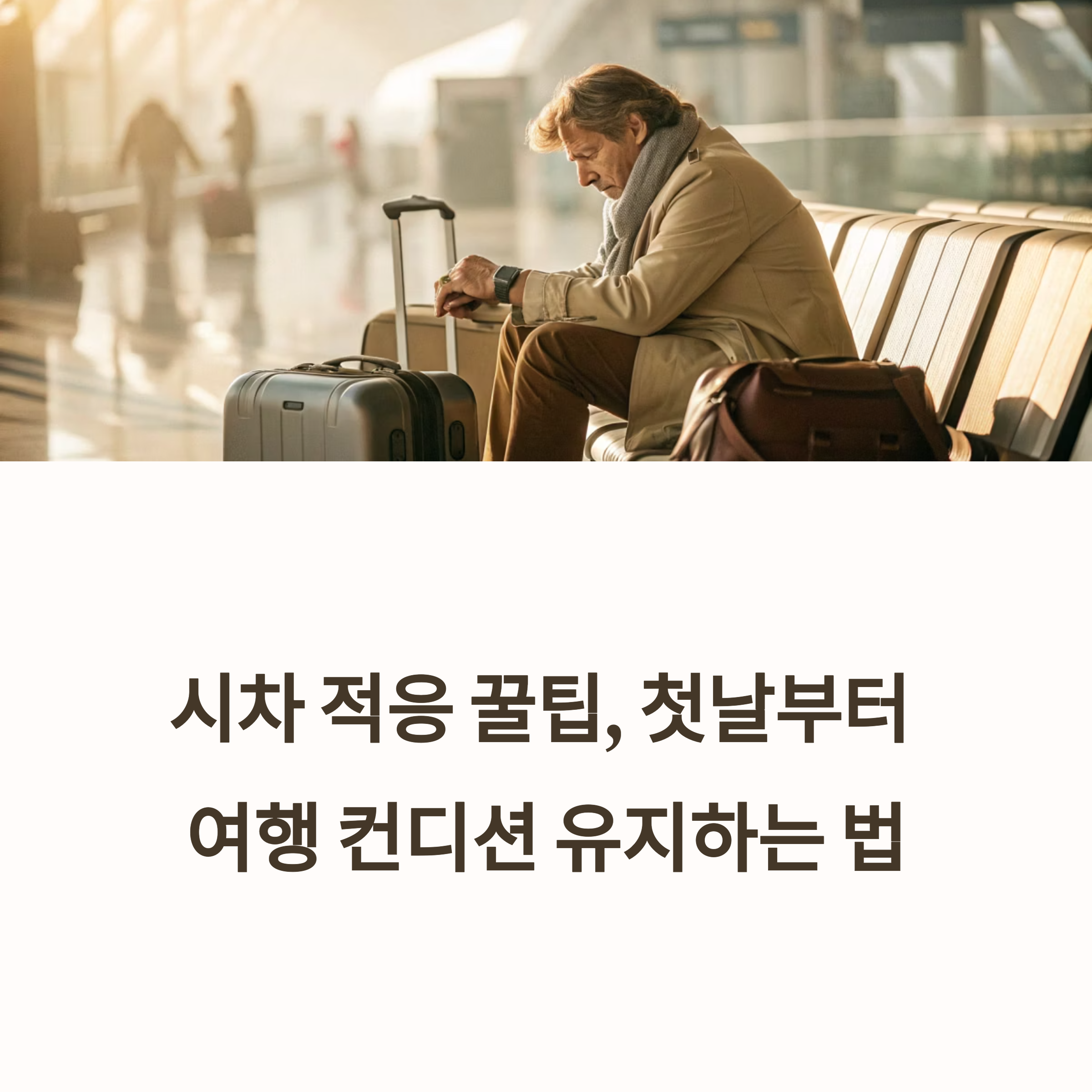 시차 적응 꿀팁