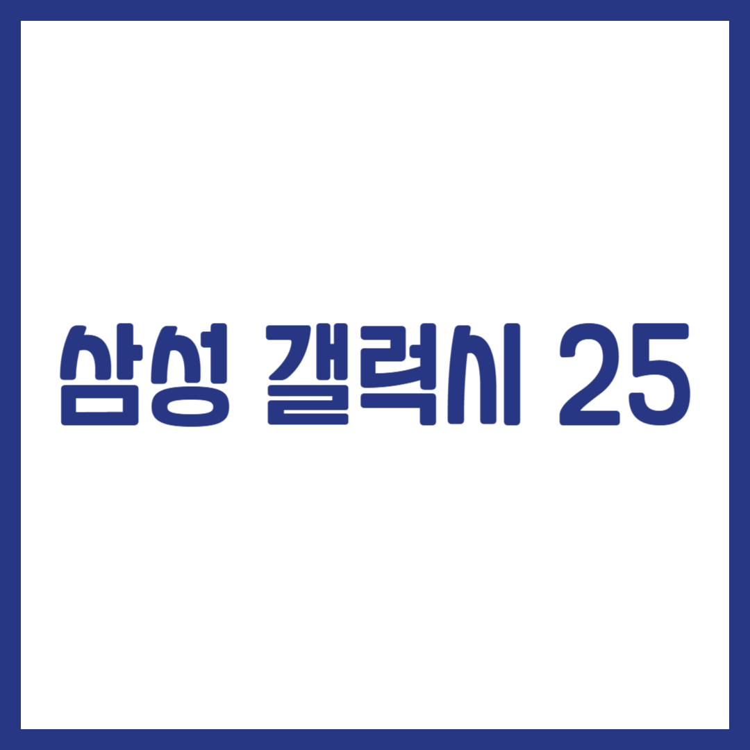 삼성 갤럭시 25