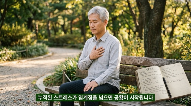 공황장애 원인 만성 스트레스 트라우마 유전 신경전달물질 환경 상세