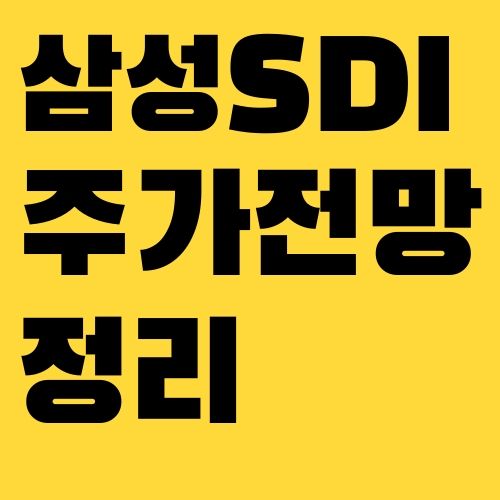 삼성SDI 주가 전망