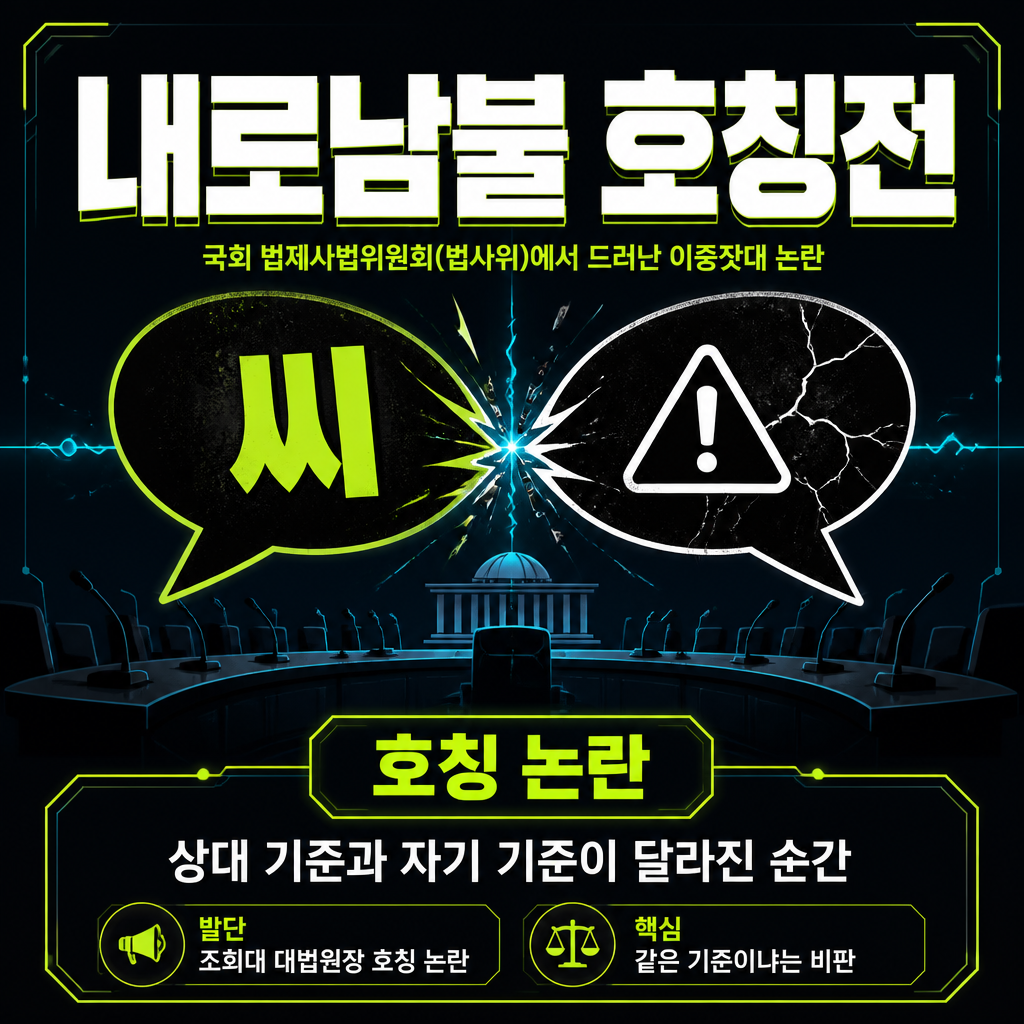 내로남불 호칭전