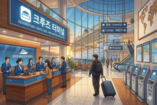 크루즈 여행 관련 사진