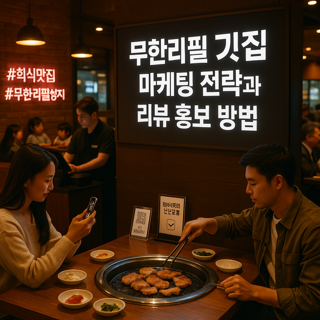 무한리필 고깃집 마케팅 전략과 리뷰 홍보 방법