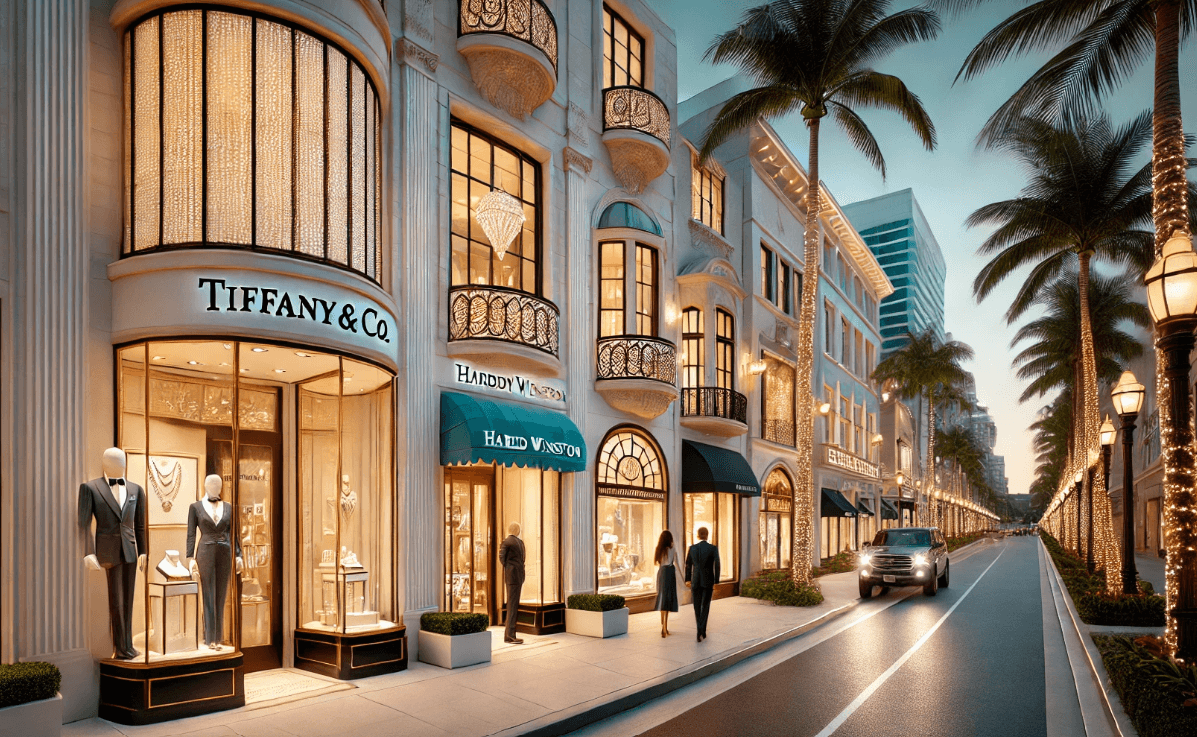 미국 주얼리 거리 사진