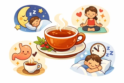 루이보스차 밤 섭취와 수면 영향22